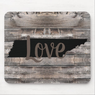 Rustige TENNESSEE LOVE in script Muismat