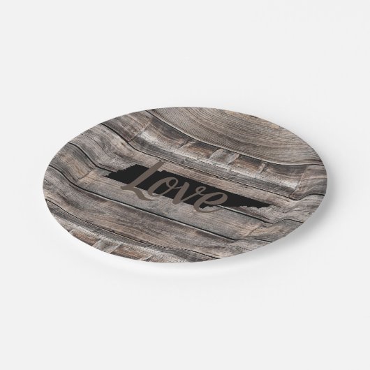 Rustige TENNESSEE LOVE in script | Papieren Bordje (Gekanteld)