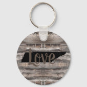 Rustige TENNESSEE LOVE in script Sleutelhanger (Voorkant)