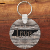 Rustige TENNESSEE LOVE in script Sleutelhanger (Voorkant)
