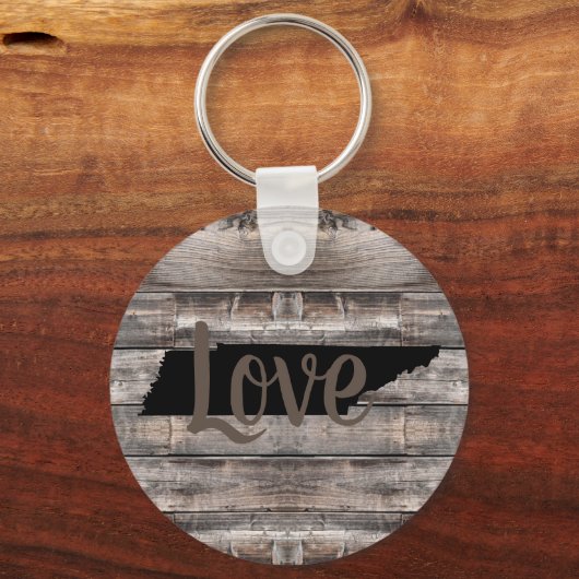 Rustige TENNESSEE LOVE in script Sleutelhanger (Voorkant)