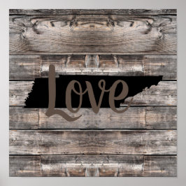 Rustige TENNESSEE LOVE | Poster