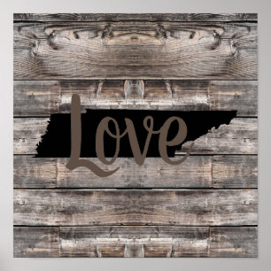 Rustige TENNESSEE LOVE   Poster