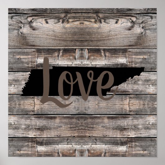 Rustige TENNESSEE LOVE | Poster (Voorkant)