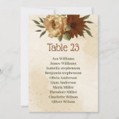 rustige terracotta florale kaart (Voorkant)