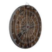 rustige texas star cowboy western land dubbel pist dartbord (Voorkant Links)