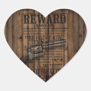 rustige texas star cowboy western land dubbel pist hart sticker