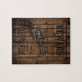 rustige texas star cowboy western land dubbel pist legpuzzel (Horizontaal)