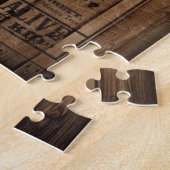 rustige texas star cowboy western land dubbel pist legpuzzel (Zijkant)