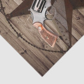 rustige texas ster cowboy westerne landpistolen tissuepapier (Detail)