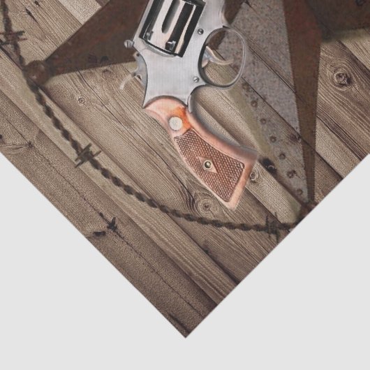 rustige texas ster cowboy westerne landpistolen tissuepapier (Detail)