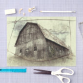 Rustige  textuur Oude schuur Tissuepapier (Craft)