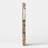 Rustige textuurachtergrond van steenwand Case-Mate iPhone case (Achterkant / Links)