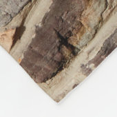 Rustige textuurachtergrond van steenwand fleece deken (Hoek)