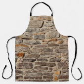 Rustige textuurachtergrond van steenwand schort (Voorkant)
