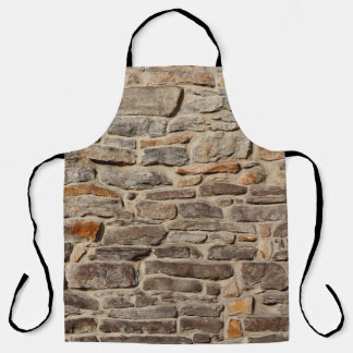 Rustige textuurachtergrond van steenwand schort