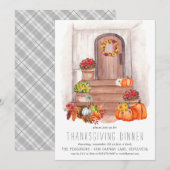 Rustige Thanksgiving binnenhuisinrichting Kaart (Voorkant / Achterkant)