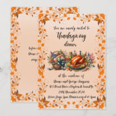 Rustige Thanksgiving Binnenuitnodiging Kaart (Voorkant / Achterkant)