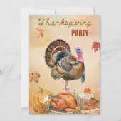 Rustige Thanksgiving - Gezellige herfstdiner oogst Kaart (Voorkant)
