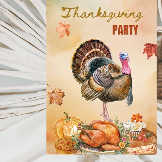 Rustige Thanksgiving - Gezellige herfstdiner oogst Kaart
