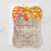 Rustige Thanksgiving in het najaar van de herfst v Kaart (Voorkant)