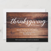  Rustige Thanksgiving Inwendige houten korrel Kaart (Voorkant)