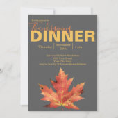 Rustige Thanksgiving Kaart (Voorkant)