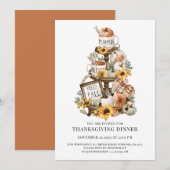 Rustige Thanksgiving Kaart (Voorkant / Achterkant)