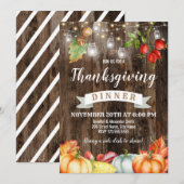 Rustige Thanksgiving Kaart (Voorkant / Achterkant)