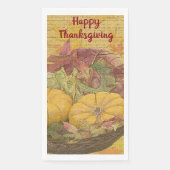 Rustige Thanksgiving najaar biedt voedingseenheden Servet (Voorkant)