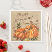 Rustige Thanksgiving Pompoenen Servet (Insitu)