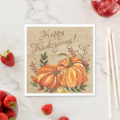 Rustige Thanksgiving Pompoenen Servet (Insitu)