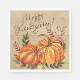 Rustige Thanksgiving Pompoenen Servet
