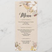 Rustige Thanksgiving Prayer Kaart Tabel Decor (Achterkant)