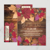 Rustige Thanksgiving rode bruine vallei uit het la Aankondigingskaart (Voorkant / Achterkant)