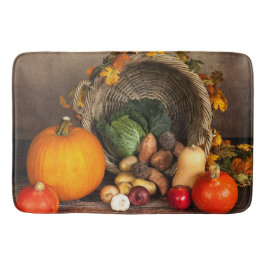 Rustige Thanksgiving Tafel Bounful Harvest Badmat