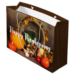 Rustige Thanksgiving Tafel Bounful Harvest Groot Cadeauzakje
