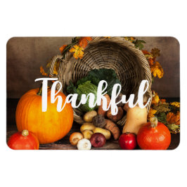 Rustige Thanksgiving Tafel Bounful Harvest Magneet