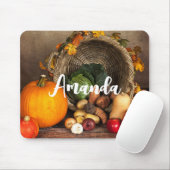 Rustige Thanksgiving Tafel Bounful Harvest Muismat (Met muis)