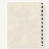 Rustige Thanksgiving Tafel Bounful Harvest Notitieboek (Achterkant)