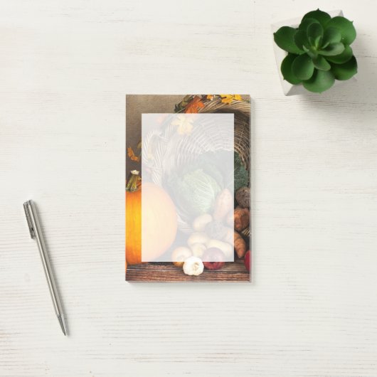 Rustige Thanksgiving Tafel Bounful Harvest Post-it® Notes (Kantoor)