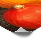 Rustige Thanksgiving Tafel Bounful Harvest Poster (Hoek)