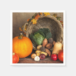 Rustige Thanksgiving Tafel Bounful Harvest Servet