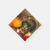 Rustige Thanksgiving Tafel Bounful Harvest Servet (Hoek)