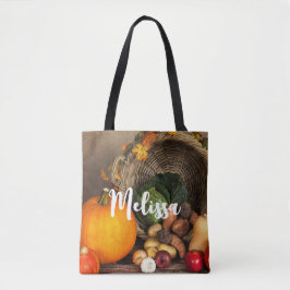 Rustige Thanksgiving Tafel Bounful Harvest Tote Bag