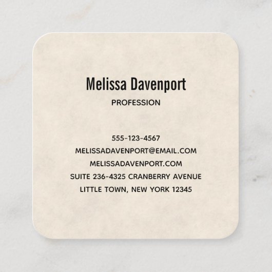 Rustige Thanksgiving Tafel Bounful Harvest Vierkante Visitekaartje (Achterkant)