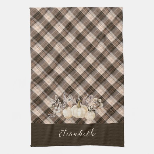 Rustige Thanksgiving Theedoek (Verticaal)