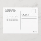 Rustige Thanksgiving - Uitnodiging voor pompoen (Achterkant)