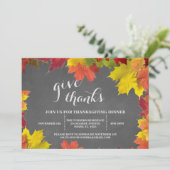 Rustige Thanksgiving van alle bladeren van het Cha Kaart (Staand voorkant)