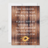 Rustige Thanksgiving zonnebloem pompoen Kaart (Achterkant)